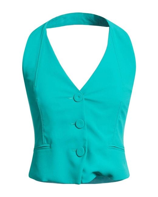 Patrizia Pepe Blue Top Recycled Polyester