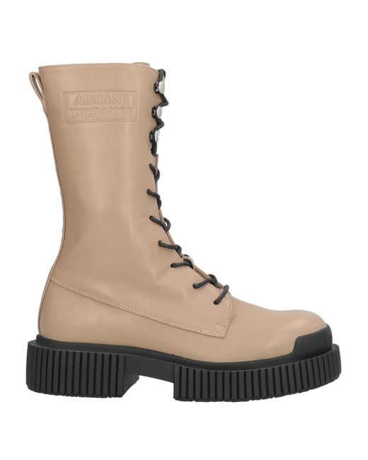 ARMANI EXCHANGE Natural Ankle Boots
