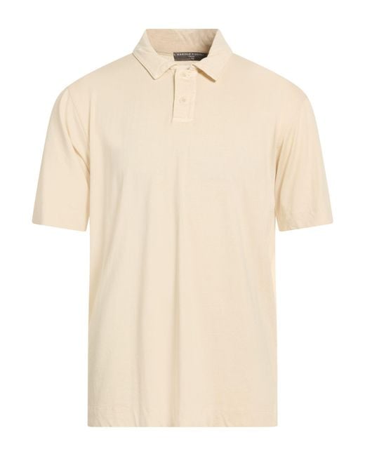 Daniele Fiesoli Natural Polo Shirts for men