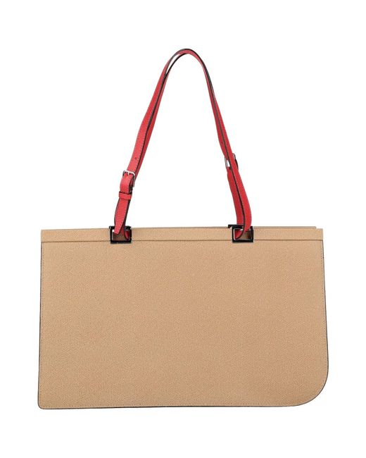 Valextra Natural Handbag