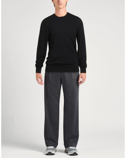 Cruciani Black Sweater Wool for men