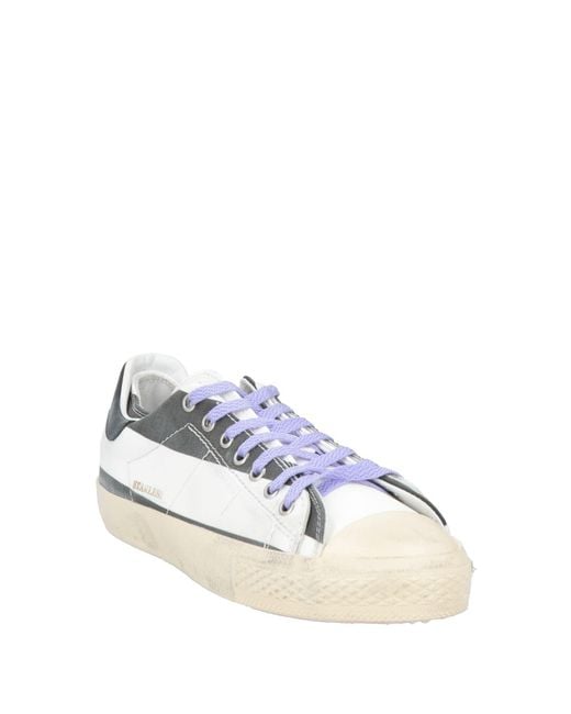 HIDNANDER White Sneakers Textile Fibers