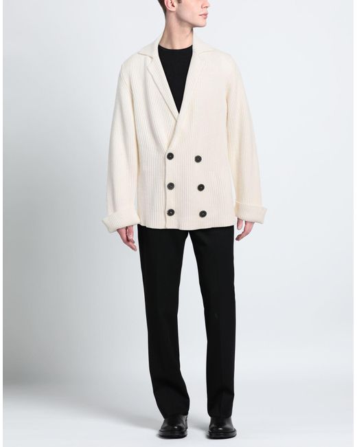 Amaranto White Blazer for men