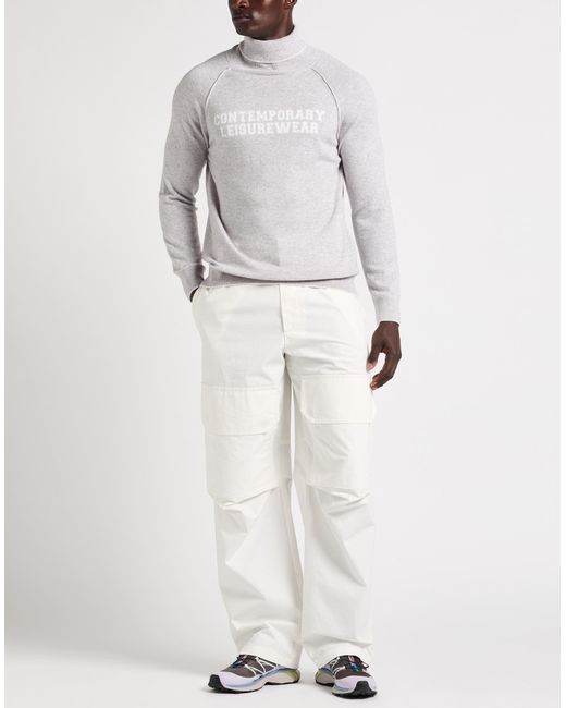 Eleventy Gray Light Turtleneck Cashmere for men