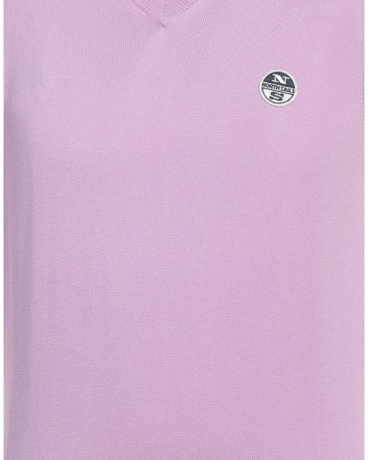 North Sails Purple Sweater for men