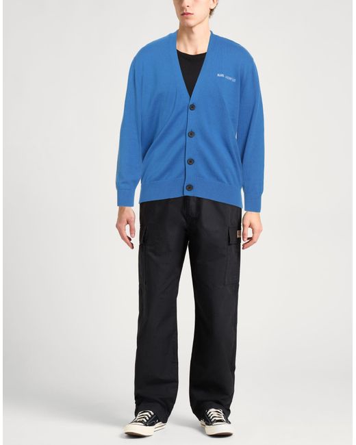 Karl Lagerfeld Blue Cardigan for men
