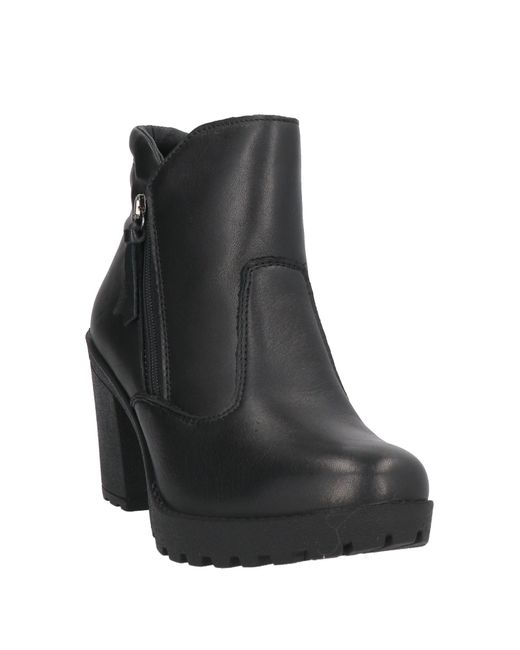 Igi&co Black Ankle Boots Leather