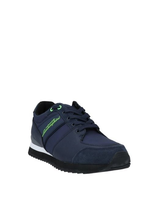 Automobili Lamborghini Blue Trainers for men