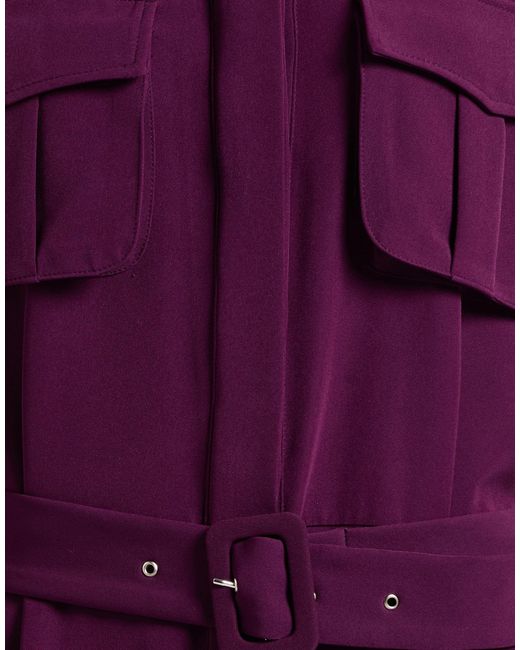 ACTUALEE Purple Jumpsuit Polyester, Elastane
