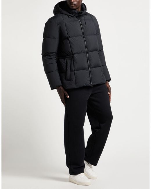 Herno Black Puffer Polyamide for men