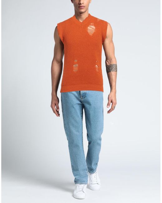 Pullover Daniele Alessandrini de hombre de color Orange