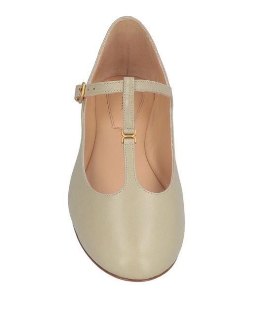 Chloé Natural Ballet Flats Leather