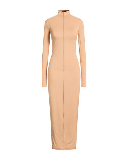 Wardrobe NYC Natural Sand Maxi Dress Polyamide, Elastane