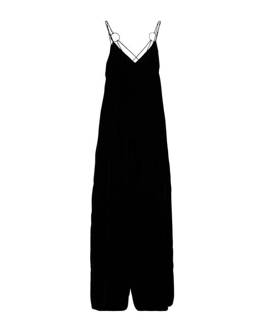 Emporio Armani Black Jumpsuit Viscose, Cupro