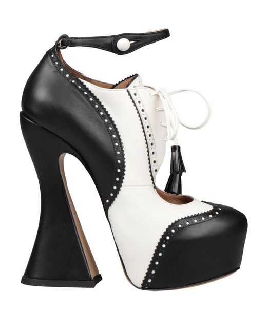 Maison Margiela Black Lace-Up Shoes Leather