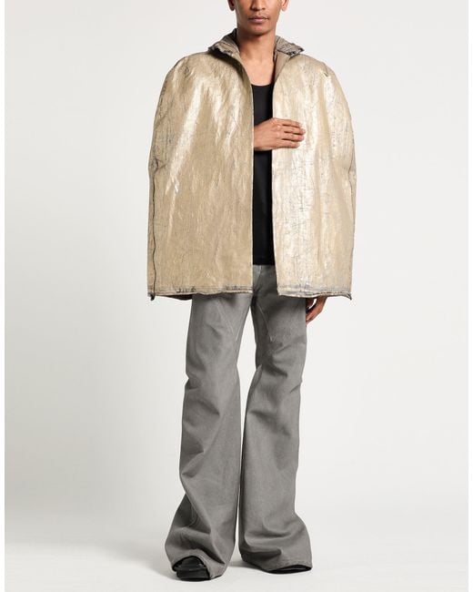 Rick Owens Natural Cape for men