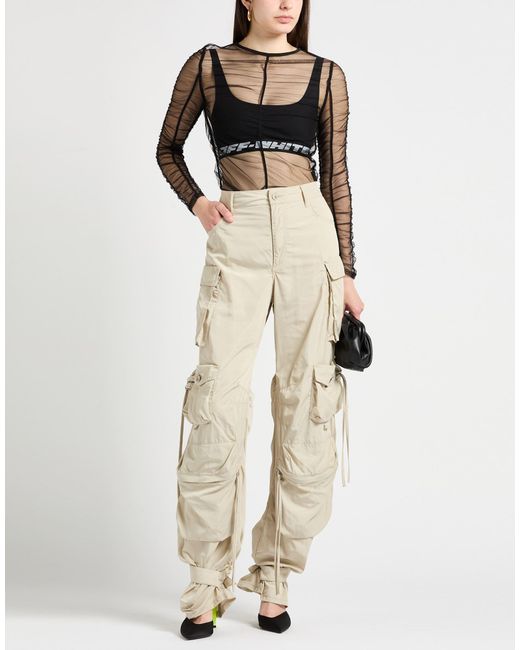 The Attico White Pants Polyester