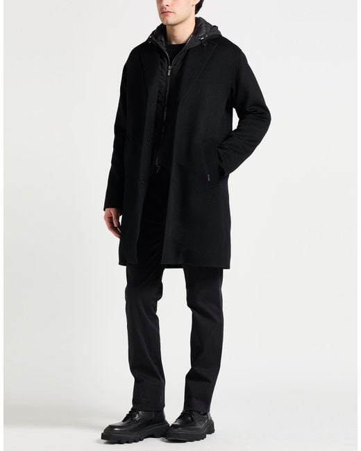 Moorer Black Coat for men