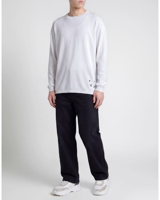Gaelle Paris White Jumper for men