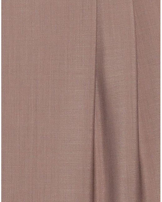 Agnona Brown Midi Skirt