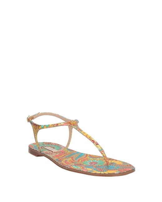 Casadei Natural Thong Sandal