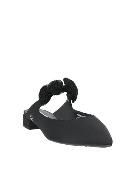 Karl Lagerfeld Black Mules & Clogs