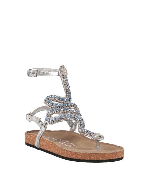 Strategia White Thong Sandal