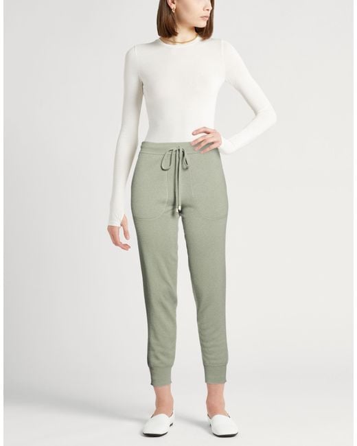 Gentry Portofino Green Pants Virgin Wool, Silk