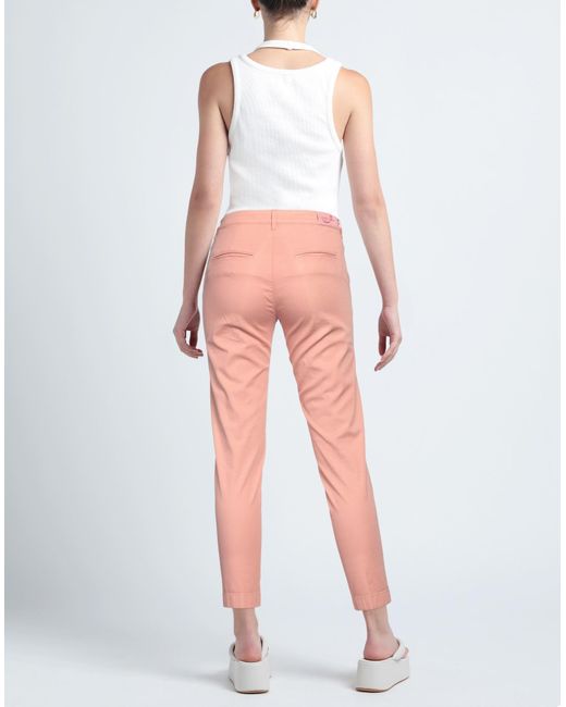 Jacob Coh?n Pink Pants Cotton, Lyocell, Elastane