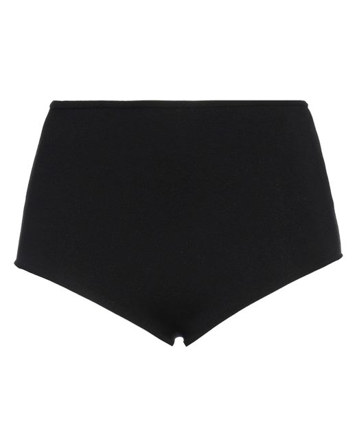 Tod's Black Shorts & Bermuda Shorts Viscose, Polyester