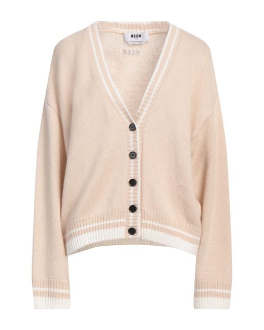 Cardigan MSGM en coloris Natural