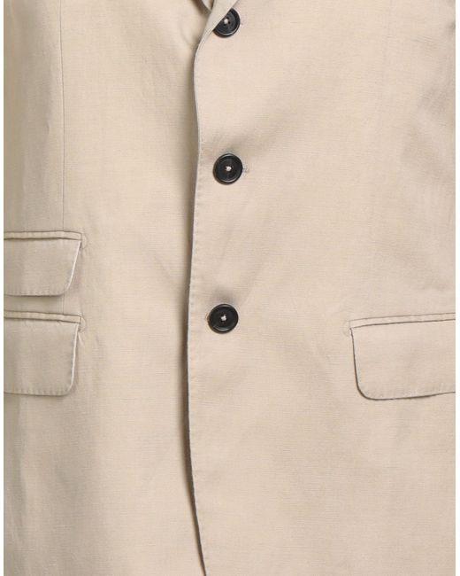 Massimo Alba Natural Blazer Virgin Wool, Linen for men