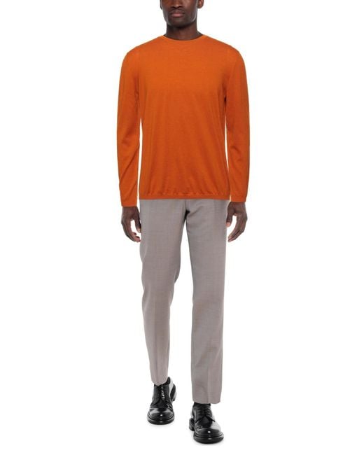 Kangra Orange Sweater for men