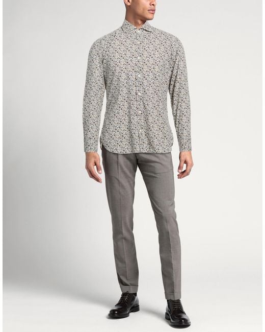 Guglielminotti Gray Shirts for men