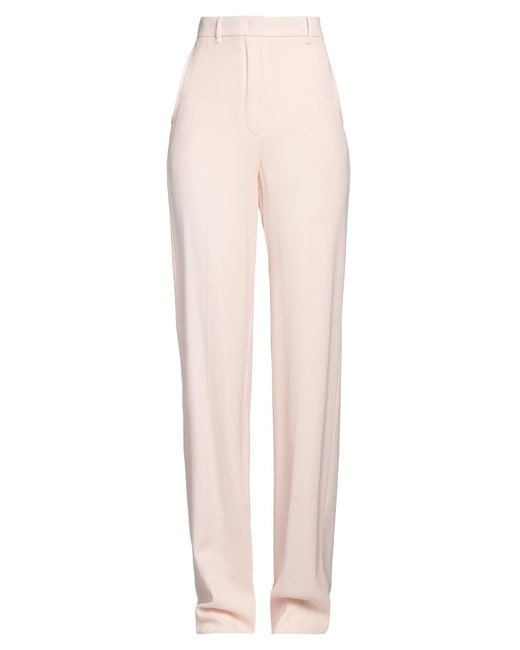 Max Mara White Pants Virgin Wool