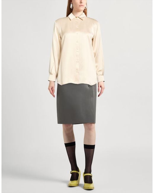 Ferragamo Natural Ivory Shirt Silk, Viscose