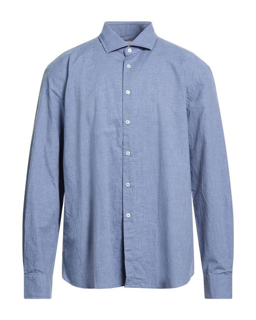 Xacus Blue Shirt Cotton for men