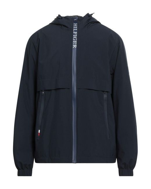 Tommy Hilfiger Blue Midnight Jacket Polyester, Polyurethane for men