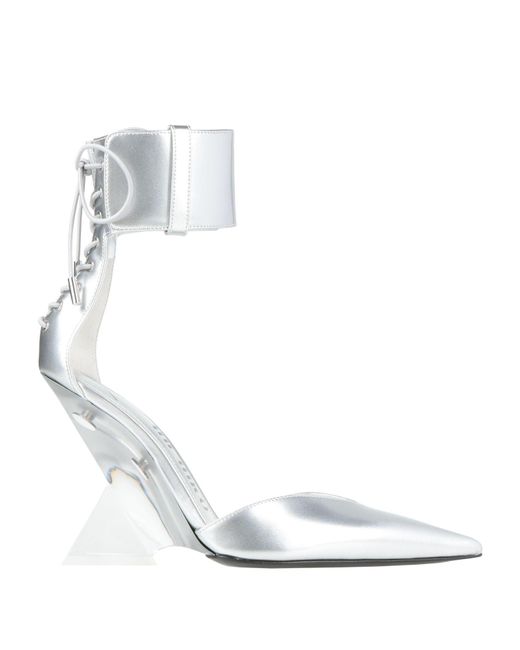 The Attico White Pumps Synthetic Material