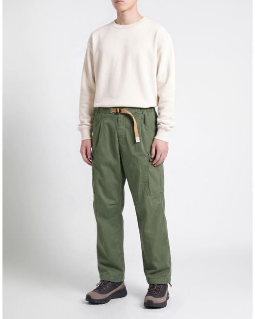 White Sand Green Military Pants Cotton for men