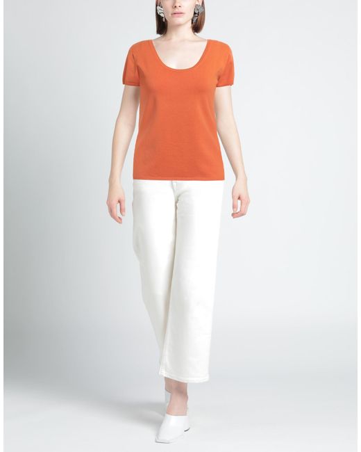 Rossopuro Orange Pullover