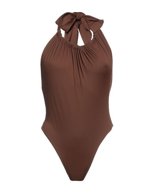 FEDERICA TOSI Brown One-piece Swimsuit