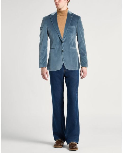 Tagliatore Blue Blazers for men