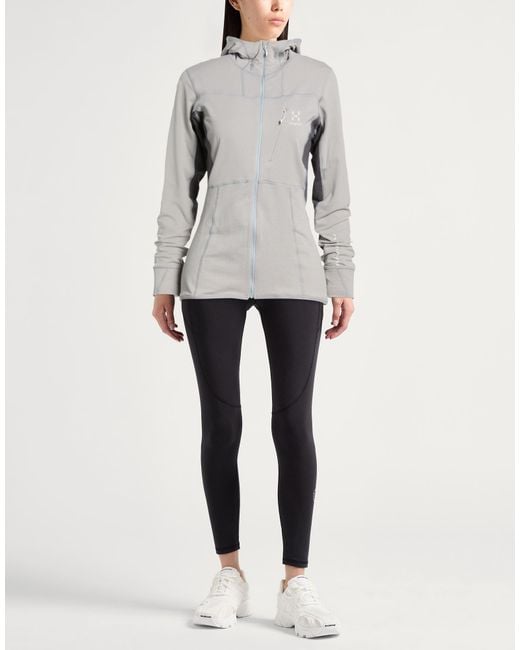 Haglöfs Gray Light Sweatshirt Recycled Polyester, Elastane