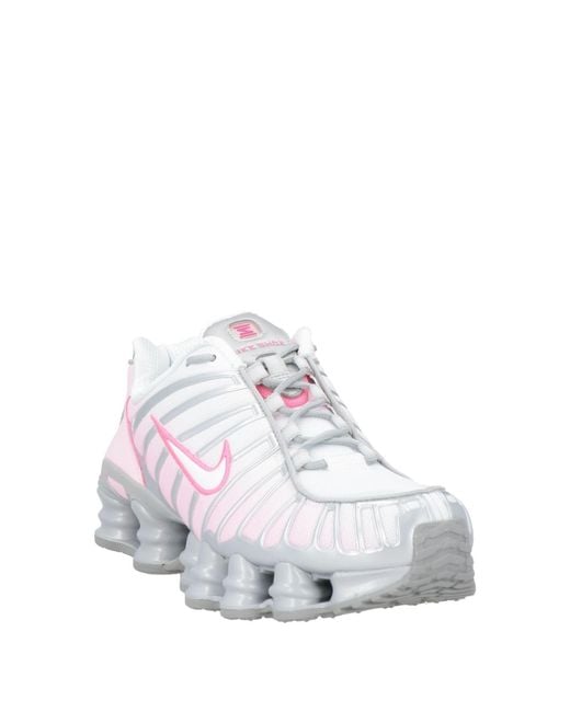 Nike White Light Sneakers Textile Fibers
