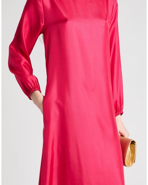 Laura Urbinati Pink Midi Dress