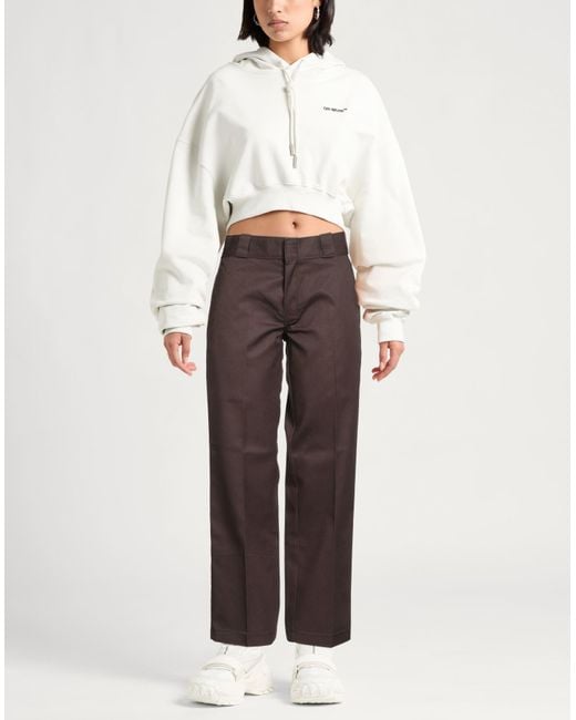 Dickies Brown Pants Polyester, Cotton
