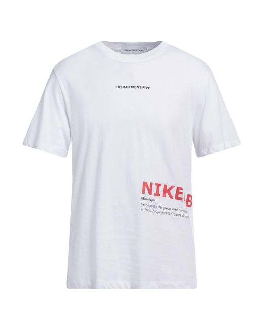 Department 5 White T-shirt for men
