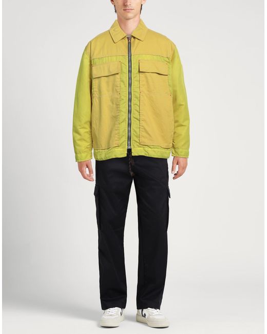 DIESEL Jacket in Yellow for Men | Lyst