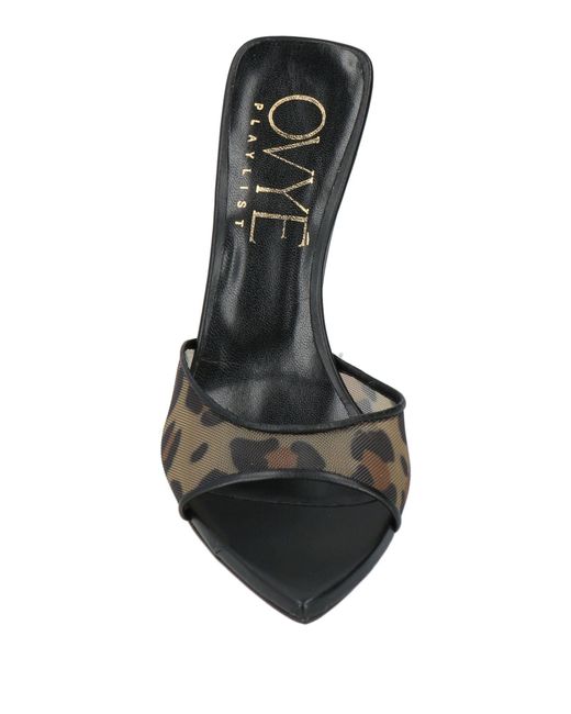 Ovyè Metallic Sandals